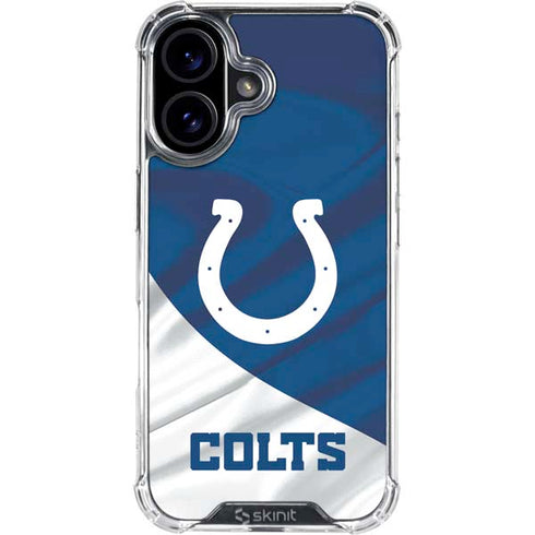 NFL Indianapolis Colts iPhone 16 Plus Clear Case