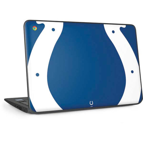 NFL Indianapolis Colts Large Logo HP Chromebook Skin