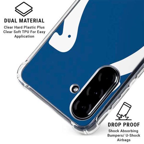 NFL Indianapolis Colts Large Logo Galaxy A36 5G Clear Case