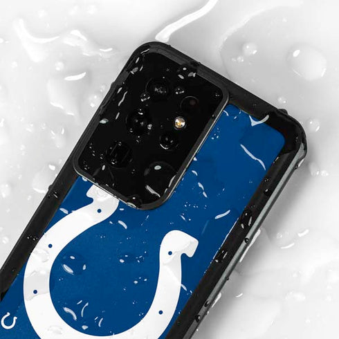 NFL Indianapolis Colts Large Logo Galaxy S24 Ultra Waterproof Case