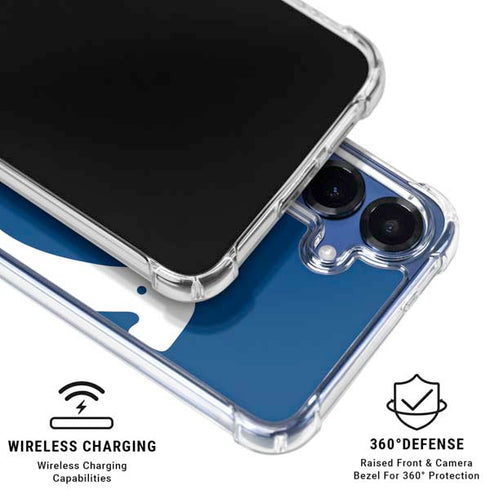 NFL Indianapolis Colts Large Logo Galaxy S25 Clear Case