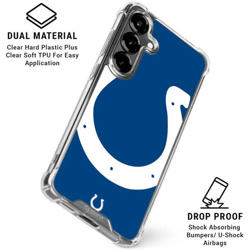 NFL Indianapolis Colts Large Logo Galaxy S26 Clear Case