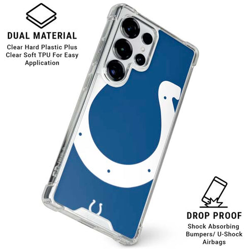 NFL Indianapolis Colts Large Logo Galaxy S26 Ultra Clear Case