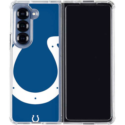 NFL Indianapolis Colts Large Logo Galaxy Z Fold6 Clear Case