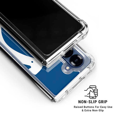 NFL Indianapolis Colts Large Logo Galaxy Z Fold6 Clear Case