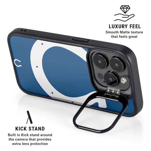 NFL Indianapolis Colts Large Logo iPhone 13 Pro Kickstand Case