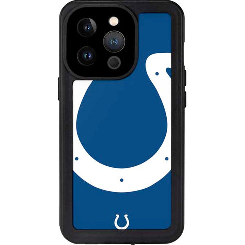 NFL Indianapolis Colts Large Logo iPhone 15 Pro Waterproof Case