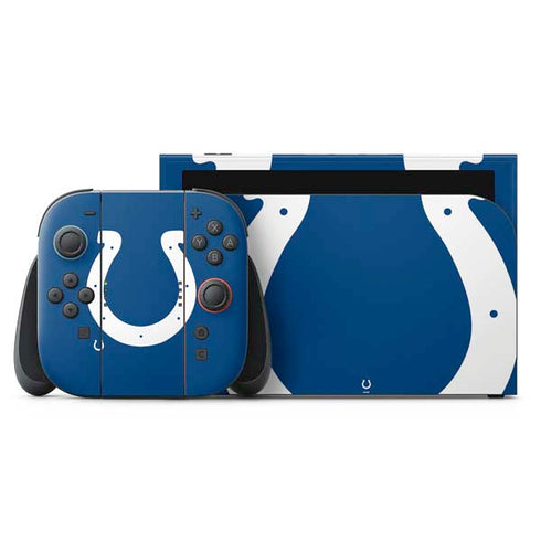 NFL Indianapolis Colts Large Logo Nintendo Skins