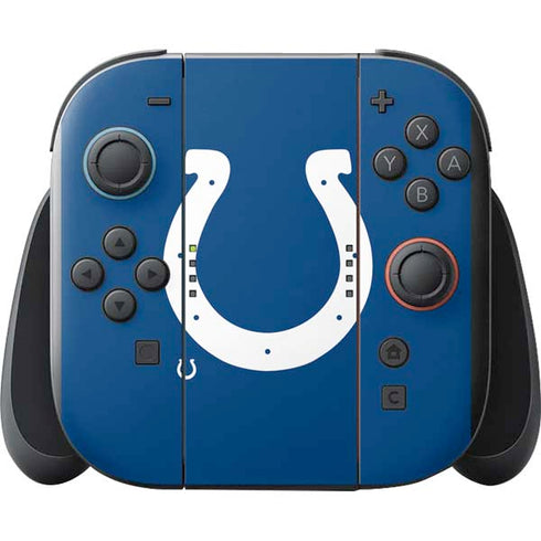 NFL Indianapolis Colts Large Logo Nintendo Switch 2 (2025) with Joy-Con Skin