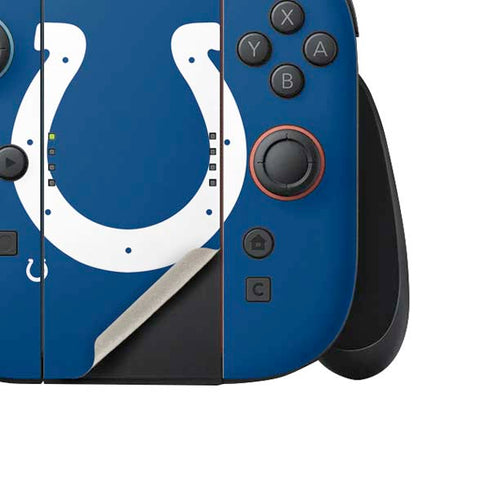 NFL Indianapolis Colts Large Logo Nintendo Switch 2 (2025) Joy-Con Controller Skin
