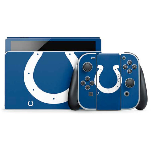 NFL Indianapolis Colts Large Logo Nintendo Skins