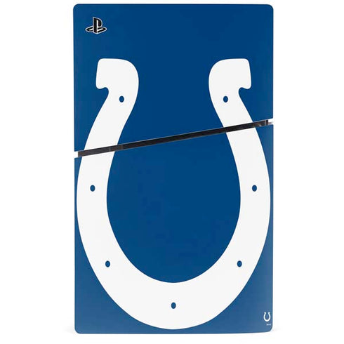 NFL Indianapolis Colts Large Logo PS5 Slim Digital Edition Console Skin