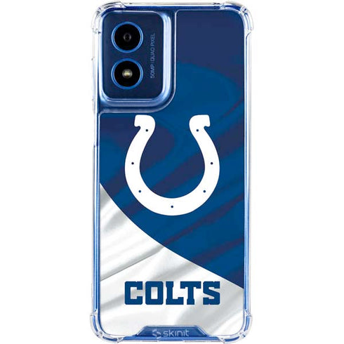 NFL Indianapolis Colts Moto G 5G (2024) Clear Case