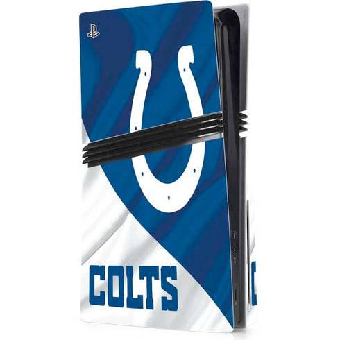 NFL Indianapolis Colts PS5 Pro Disk Console Skin