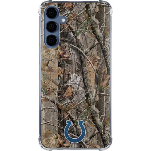 NFL Indianapolis Colts Realtree AP Camo Galaxy A35 5G Clear Case