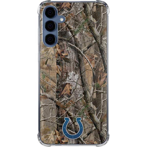 NFL Indianapolis Colts Realtree AP Camo Galaxy A55 5G Clear Case