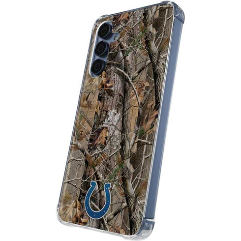 NFL Indianapolis Colts Realtree AP Camo Galaxy A55 5G Clear Case