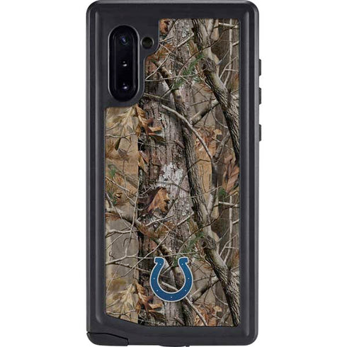 NFL Indianapolis Colts Realtree AP Camo Galaxy Note 10 Waterproof Case