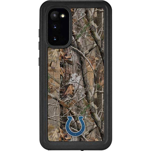 NFL Indianapolis Colts Realtree AP Camo Galaxy S20 Waterproof Case