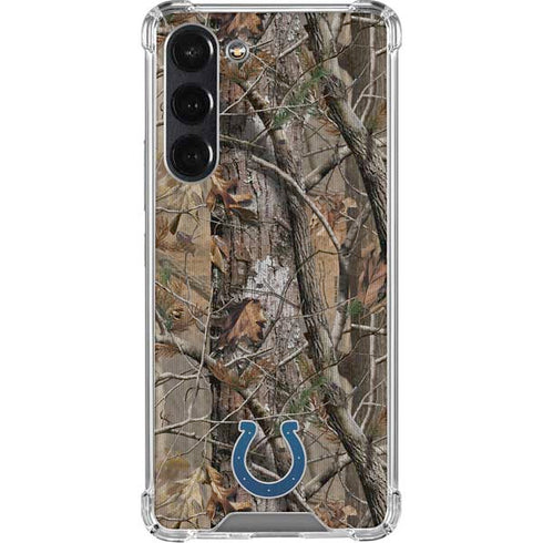 NFL Indianapolis Colts Realtree AP Camo Galaxy S24 FE Clear Case