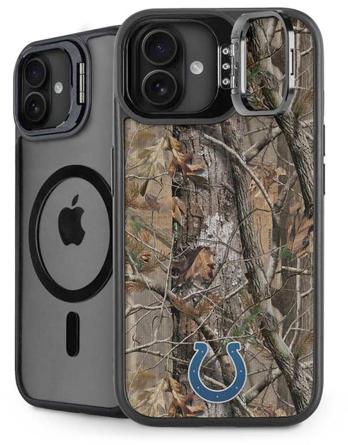 NFL Indianapolis Colts Realtree AP Camo iPhone 16 Plus Kickstand Case