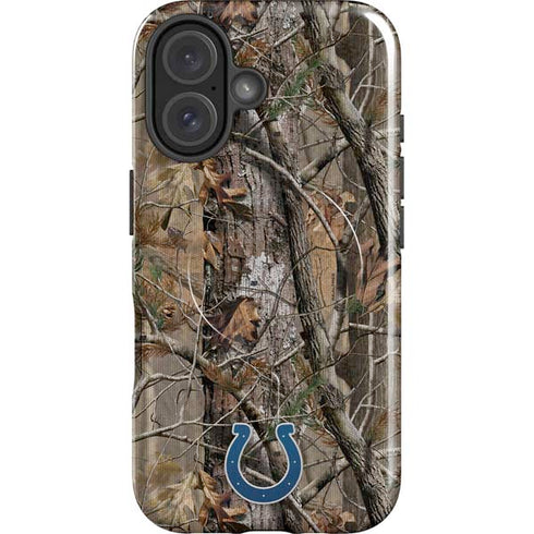NFL Indianapolis Colts Realtree AP Camo iPhone 16 Plus Magsafe Impact Case