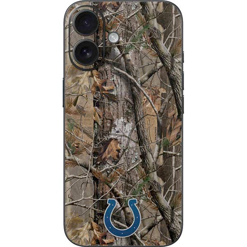 NFL Indianapolis Colts Realtree AP Camo iPhone 16 Skin