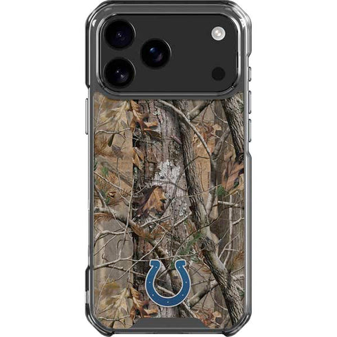 NFL Indianapolis Colts Realtree AP Camo iPhone 18 Pro Max Clear Case