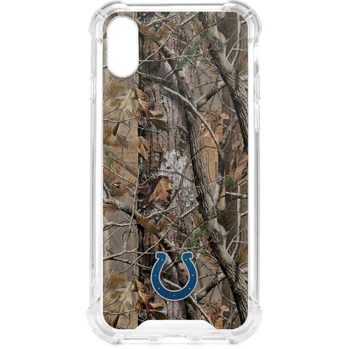 NFL Indianapolis Colts Realtree AP Camo iPhone XS Clear Case
