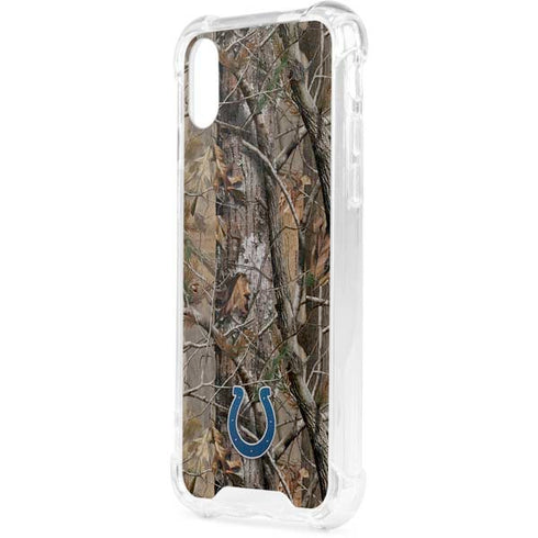 NFL Indianapolis Colts Realtree AP Camo iPhone XS Clear Case