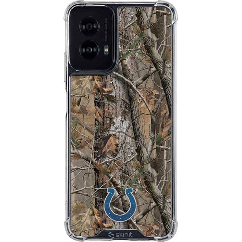 NFL Indianapolis Colts Realtree AP Camo Moto G Power 5G (2024) Clear Case