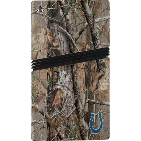 NFL Indianapolis Colts Realtree AP Camo PS5 Pro Console Skin