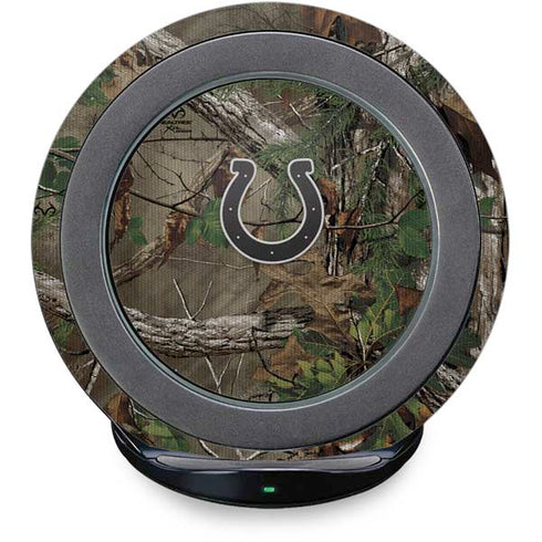 NFL Indianapolis Colts Realtree Xtra Green Camo Fast Charge Wireless Charging Stand Skin