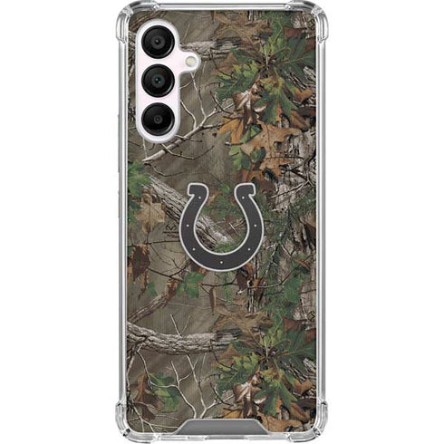 NFL Indianapolis Colts Realtree Xtra Green Camo Galaxy A16 5G Clear Case