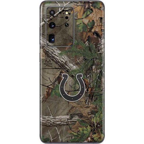 NFL Indianapolis Colts Realtree Xtra Green Camo Galaxy S20 Ultra 5G Skin