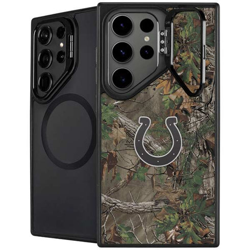 NFL Indianapolis Colts Realtree Xtra Green Camo Galaxy S24 Ultra Kickstand Case