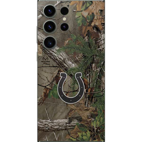 NFL Indianapolis Colts Realtree Xtra Green Camo Galaxy S25 Ultra Skin