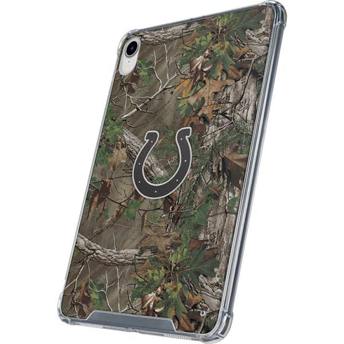 NFL Indianapolis Colts Realtree Xtra Green Camo iPad 11th Gen (2025) Clear Case