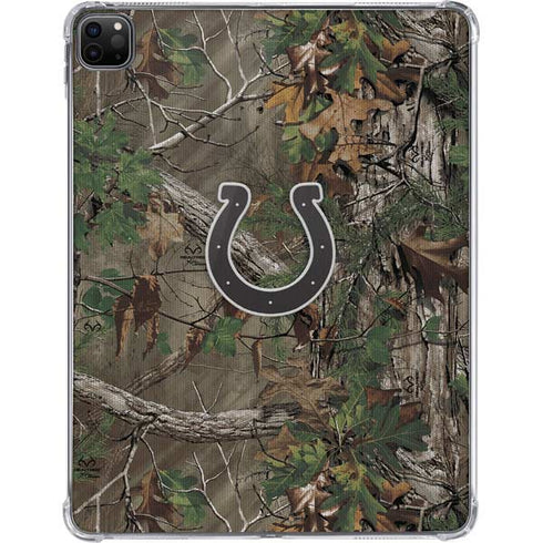 NFL Indianapolis Colts Realtree Xtra Green Camo iPad Pro 11in (2024) Clear Case