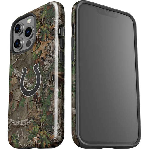 NFL Indianapolis Colts Realtree Xtra Green Camo iPhone 15 Pro Impact Case