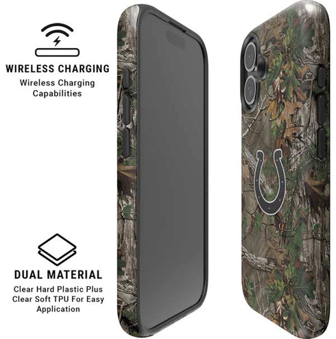 NFL Indianapolis Colts Realtree Xtra Green Camo iPhone 16 Magsafe Impact Case