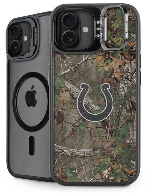 NFL Indianapolis Colts Realtree Xtra Green Camo iPhone 16 Plus Kickstand Case