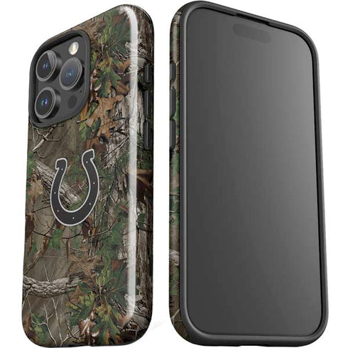 NFL Indianapolis Colts Realtree Xtra Green Camo iPhone 16 Pro Max Impact Case