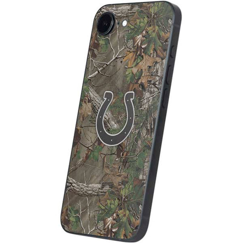 NFL Indianapolis Colts Realtree Xtra Green Camo iPhone 16e Skin