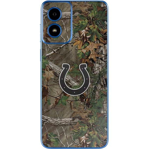 NFL Indianapolis Colts Realtree Xtra Green Camo Moto G Play 4G (2024) Skin