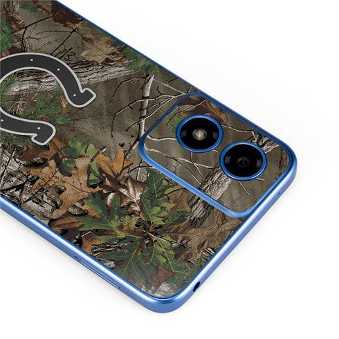 NFL Indianapolis Colts Realtree Xtra Green Camo Moto G Play 4G (2024) Skin