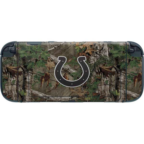 NFL Indianapolis Colts Realtree Xtra Green Camo Nintendo Switch 2 (2025) with Joy-Con Skin