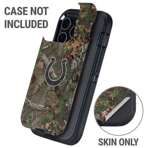NFL Indianapolis Colts Realtree Xtra Green Camo Otterbox Defender iPhone Skin