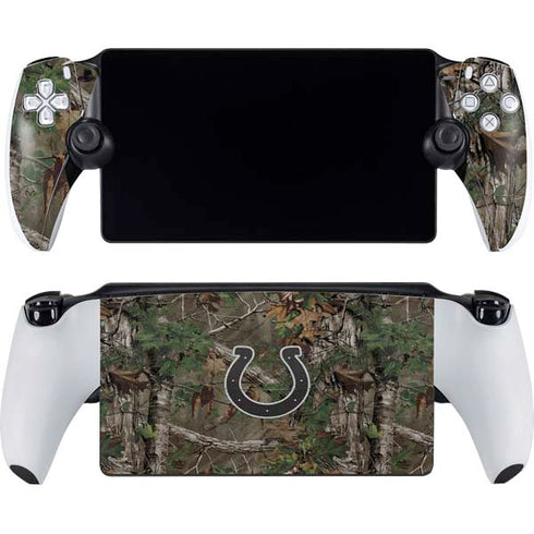NFL Indianapolis Colts Realtree Xtra Green Camo PlayStation Portal Remote Player Skin