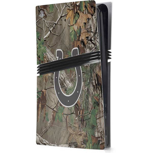 NFL Indianapolis Colts Realtree Xtra Green Camo PS5 Pro Console Skin